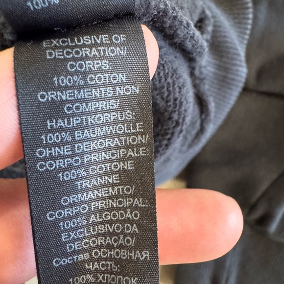 Tory Burch French Terry Crewneck Sweatshirt Size XS Some Fading - Picture 7 of 7